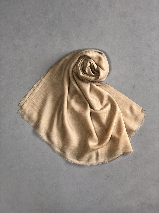 Pashmina Shawl - Beige