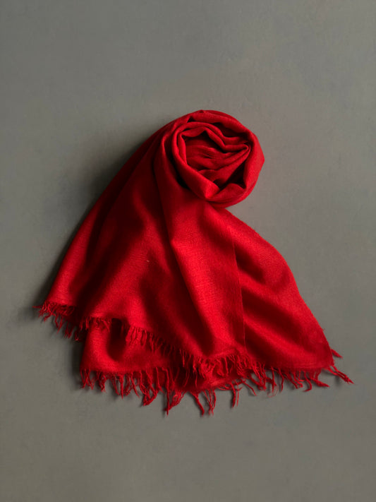 Pashmina Shawl - Red