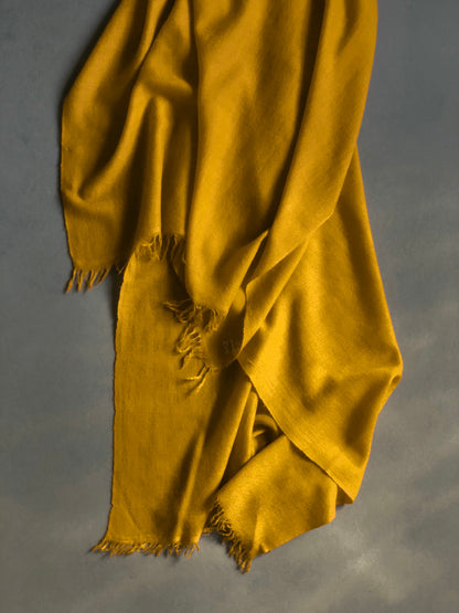 Pashmina Shawl - Ochre