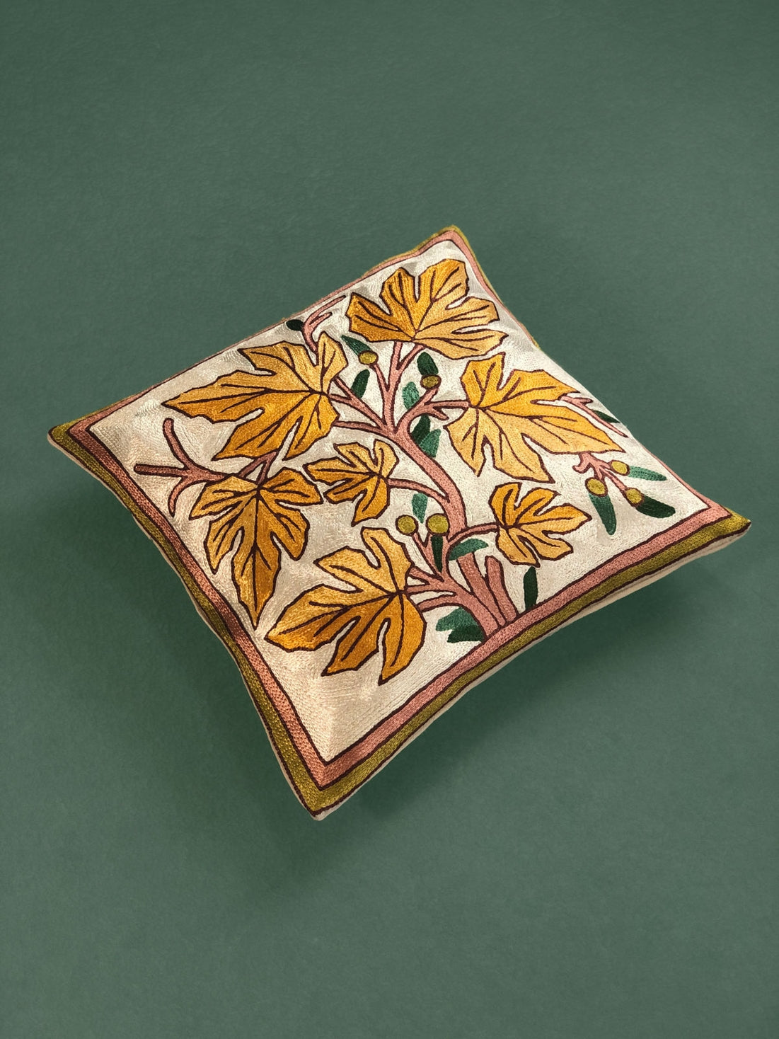 Golden Chinar - Cushion Cover